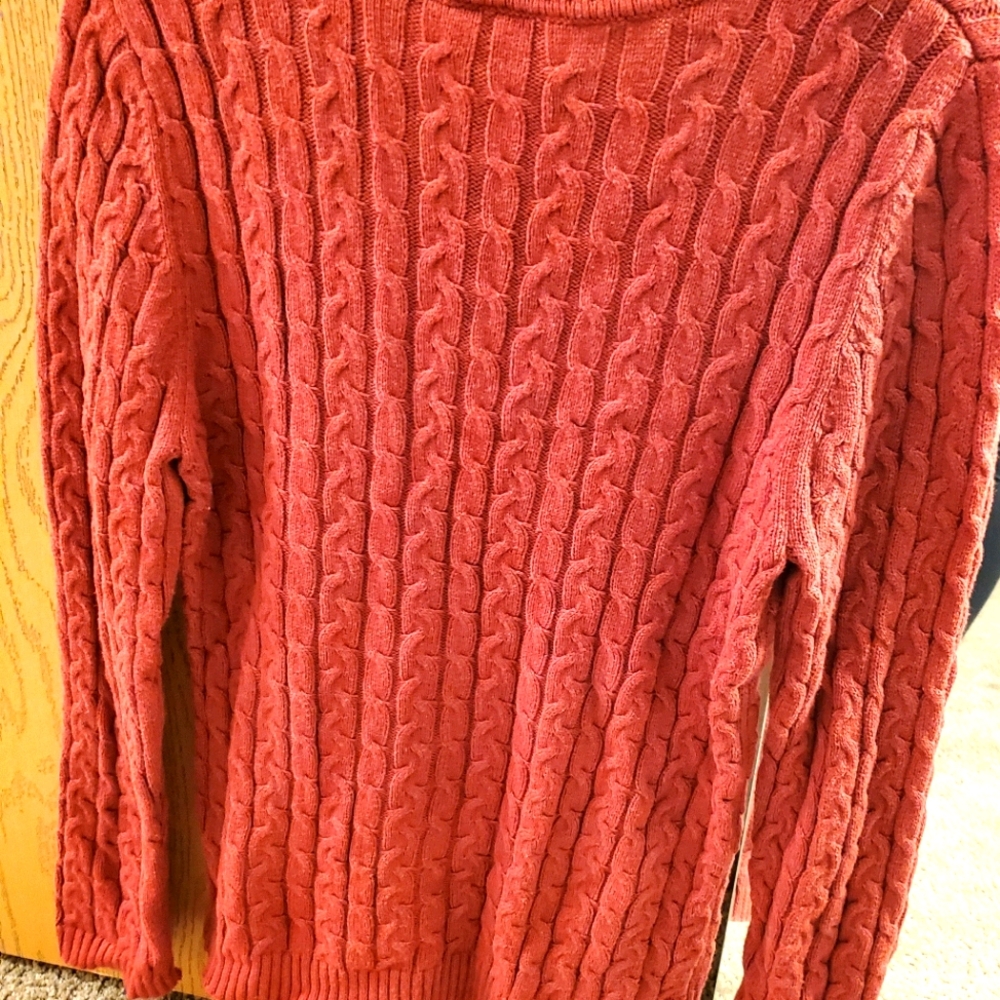 Bundle only croft and barrow red/orange sweater - Picture 2 of 6